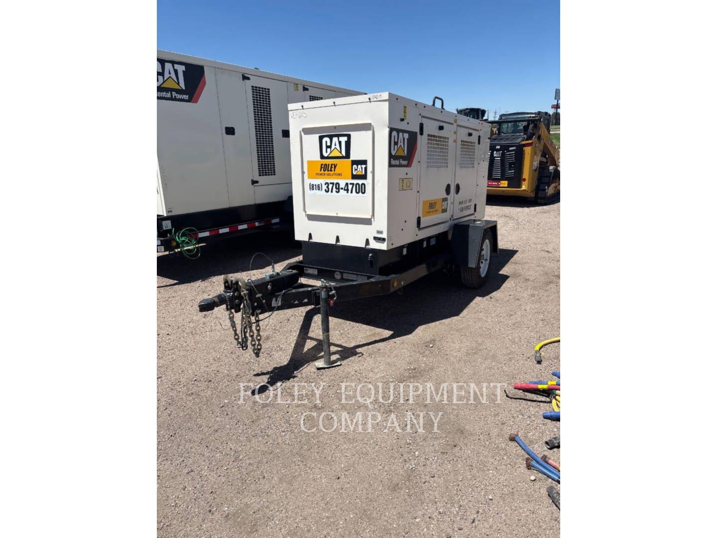 48 KW Caterpillar #XQ60KVA, portable diesel generator set, 480 Volts, 3 phase, Tier 4F, EMCP4.2B control - Image 1