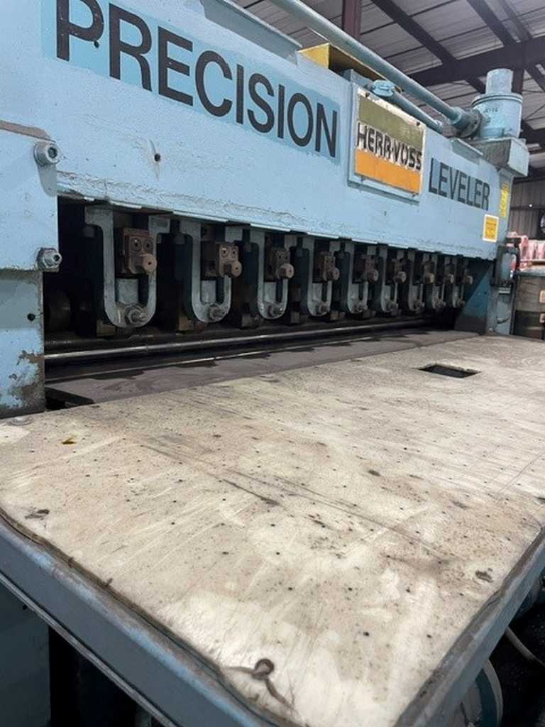 60" x .06" Herr Voss #60/1.156-19/9-RH, precision leveler, 19 work rolls, 1.156" diameter x 60" face rolls - Image 2