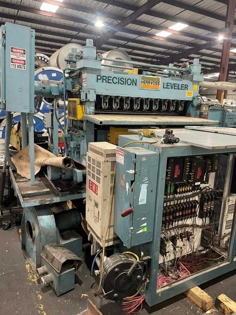60" x .06" Herr Voss #60/1.156-19/9-RH, precision leveler, 19 work rolls, 1.156" diameter x 60" face rolls - Image 3
