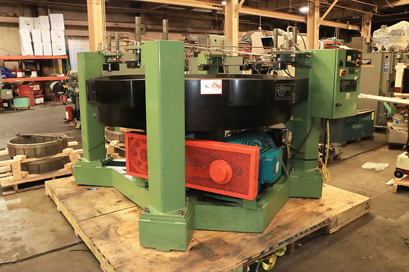 72" Lapmaster #72, single sided lapping machine, open face, cast iron plate, 27-1/4" conditioning rings - Image 3
