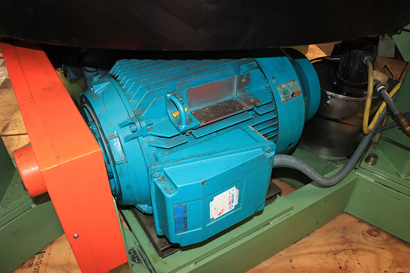 72" Lapmaster #72, single sided lapping machine, open face, cast iron plate, 27-1/4" conditioning rings - Image 6