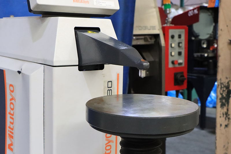 Mitutoyo #HR-530, digital Rockwell/superficial hardness tester, 9.8" vertical capacity, 6" throat, 2024 - Image 6
