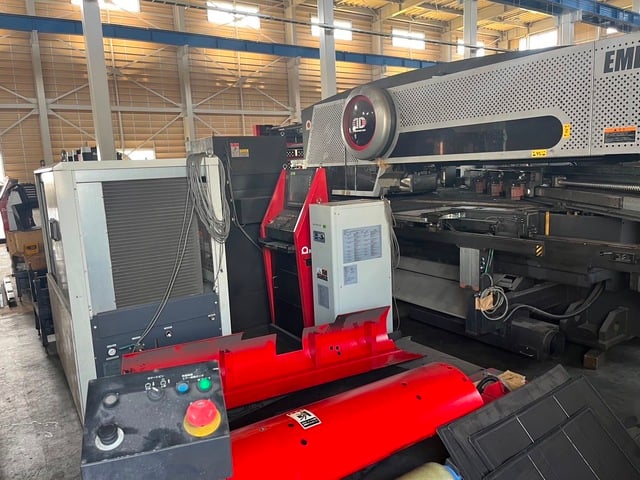 33 Ton, Amada #EML-3610NT, CNC punch/laser combo, 44 station, 100" x 60" sheet, 4000 watt, 2013 - Image 3