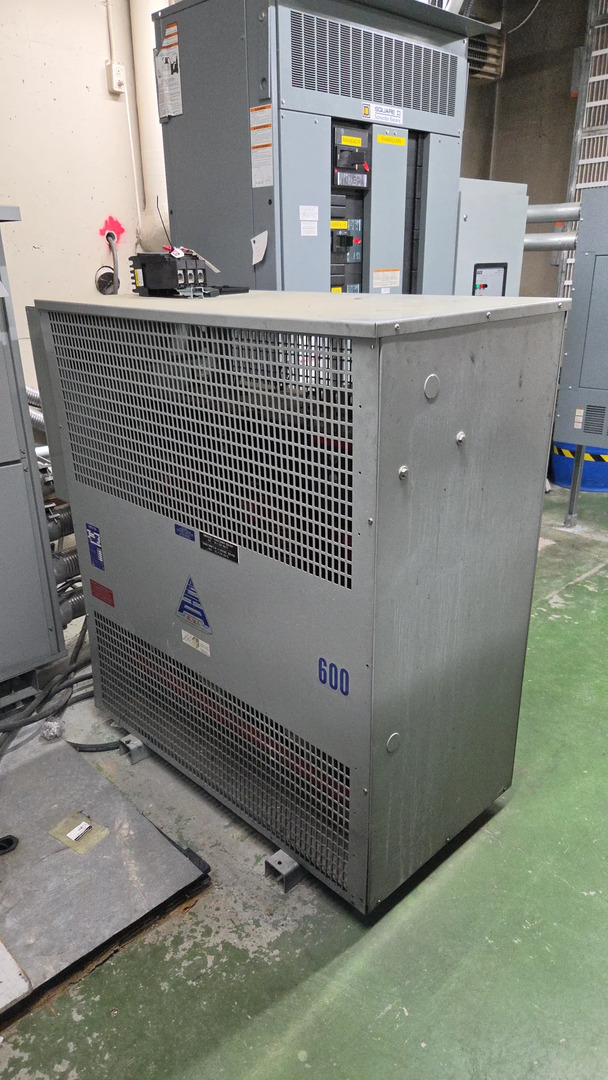 600 KVA 600 Primary, 208/120 Secondary, Delta #DT-0600, Dry Type Isolation Transformer, Nema 1 enclosure, 3PH - Image 4