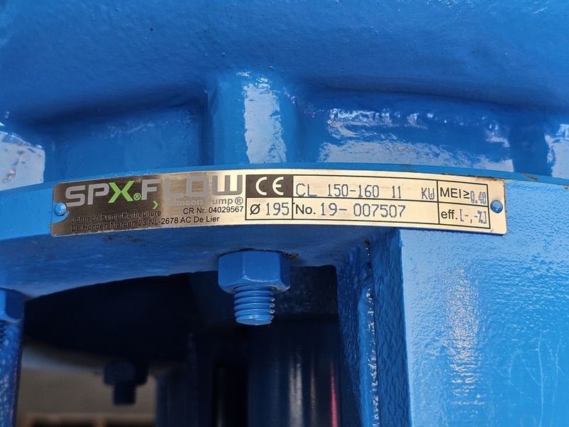 1,200 GPM @ 31' TDH, SPX Flow #CL-150-160, CombiLine In-Line Centrifugal Pump, 5-7/8" suction/discharge, 14.7 - Image 2