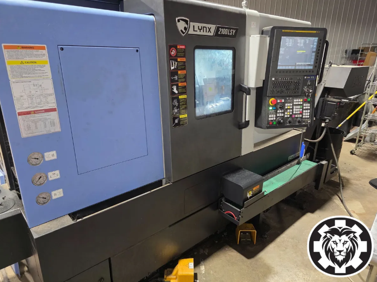 DN Solutions #Lynx-2100LSYB, CNC Lathe, 23.6" swing, 20" centers, 8" chuck, 2.6" bar capacity, sub spindle - Image 1