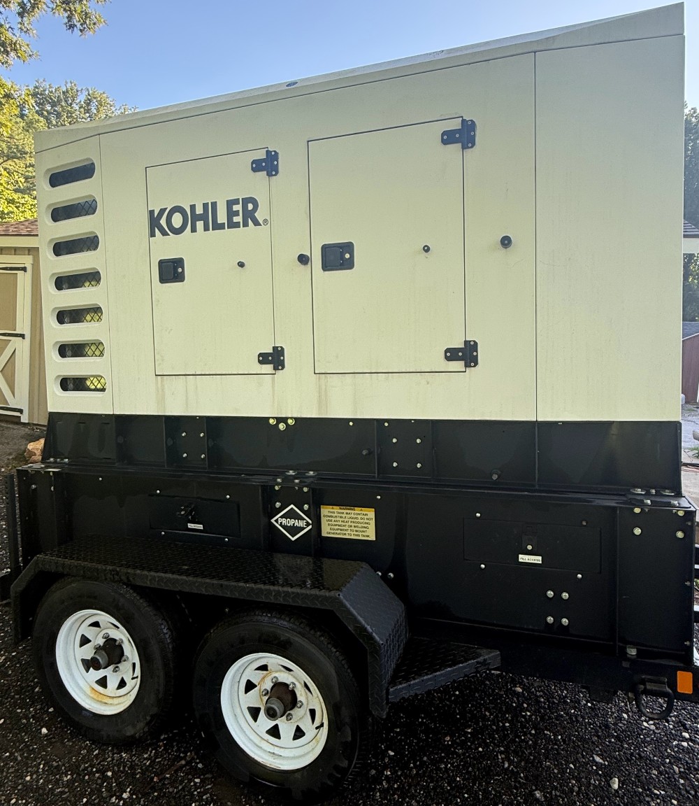 100/125 kW Kohler #125REZGT, Towable Propane Generator, 277/480V., Only 17 Load Hours / 101 Total Hours - Image 3