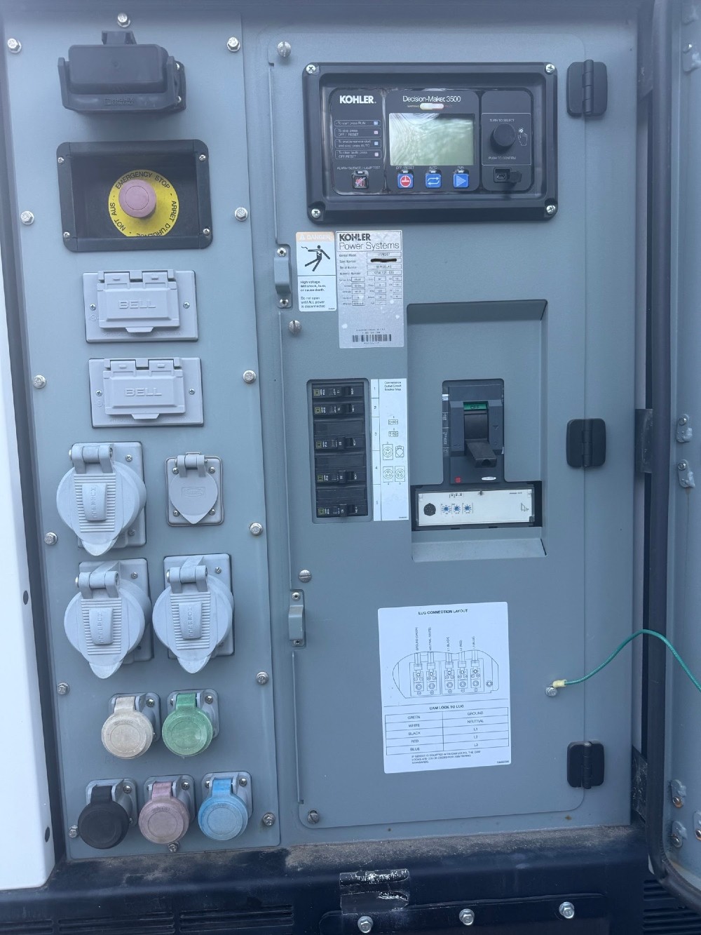 100/125 kW Kohler #125REZGT, Towable Propane Generator, 277/480V., Only 17 Load Hours / 101 Total Hours - Image 9