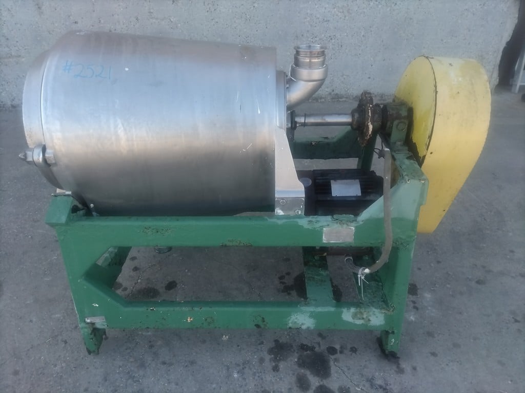 Langsenkamp #67-A, Stainless Steel Pulper / Finisher, belt drive w/motor, mild steel frame, screen cage & - Image 1