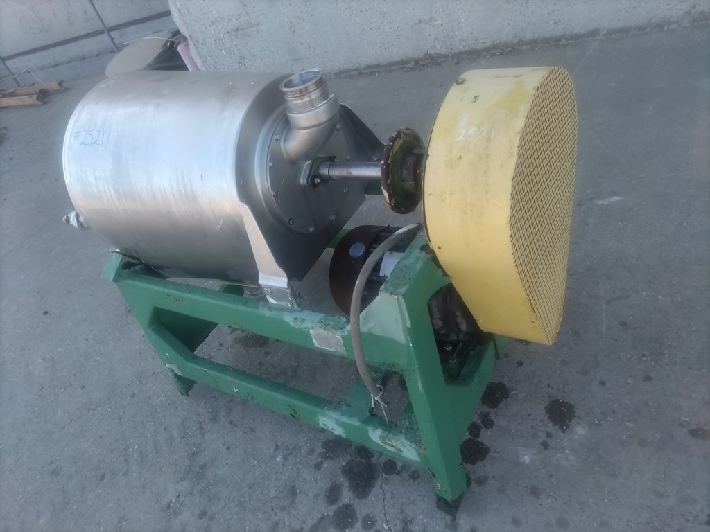 Langsenkamp #67-A, Stainless Steel Pulper / Finisher, belt drive w/motor, mild steel frame, screen cage & - Image 2