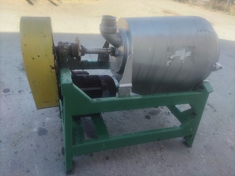 Langsenkamp #67-A, Stainless Steel Pulper / Finisher, belt drive w/motor, mild steel frame, screen cage & - Image 3