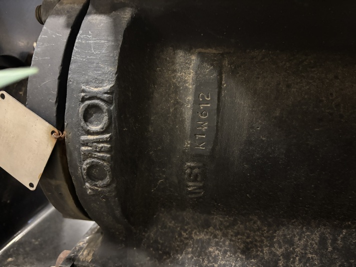 8" Tufline Xomox #LVPR1769, Plug Valve, Class 150#, WCB body, PTFE seat, CF8M plug, gear operated, 200 psi @ - Image 2