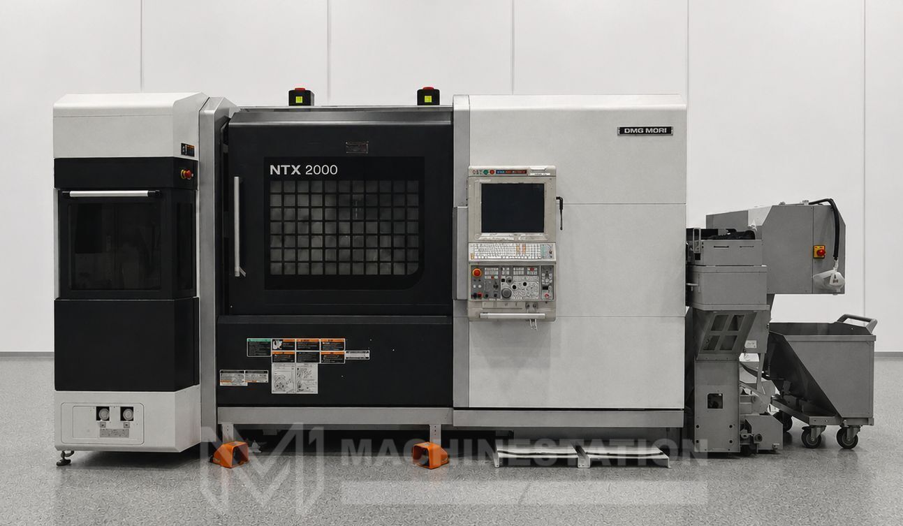 DMG Mori Seiki #NTX-2000/1500S, multi-axis CNC lathe, 25.9" swing, 8" chuck, 2.5" bar, 60.6" length, A2-6, 76 - Image 1