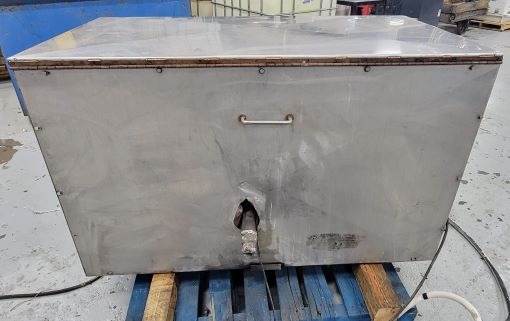 6 cu.ft. Gamm #G1000, vibratory deburring machine, 44" x15" x16", w/ media - Image 2