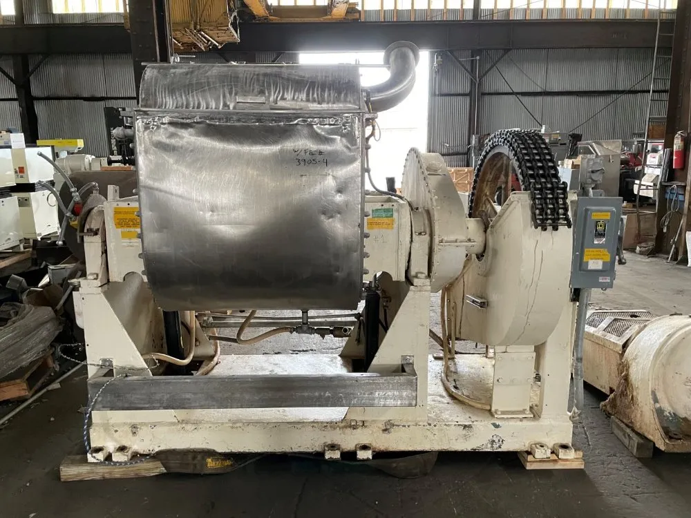 J.h. Day Mixing, Double Arm Mixer, 304 Stainless Steel, 150/225 Gallon Capacity, 125 PSI @ 353&deg;F Jacketed - Image 2