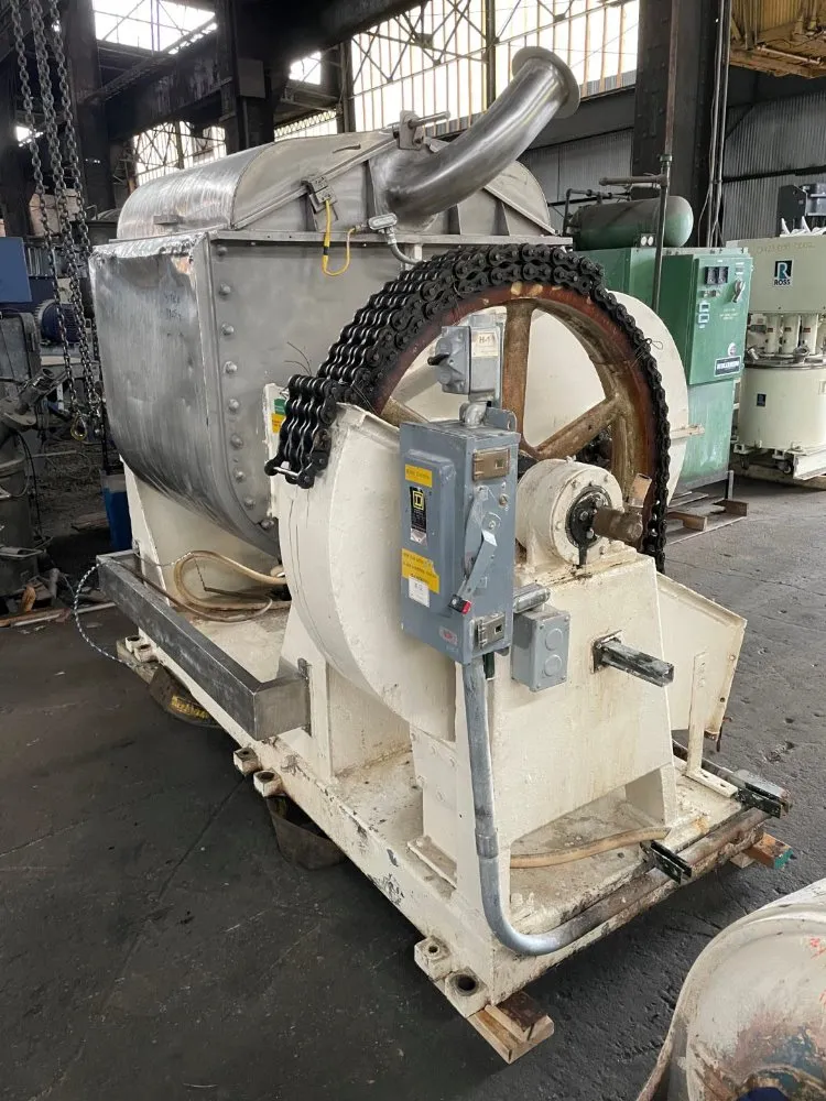 J.h. Day Mixing, Double Arm Mixer, 304 Stainless Steel, 150/225 Gallon Capacity, 125 PSI @ 353&deg;F Jacketed - Image 4