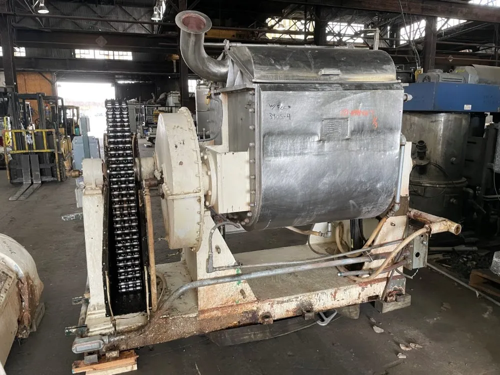 J.h. Day Mixing, Double Arm Mixer, 304 Stainless Steel, 150/225 Gallon Capacity, 125 PSI @ 353&deg;F Jacketed - Image 5