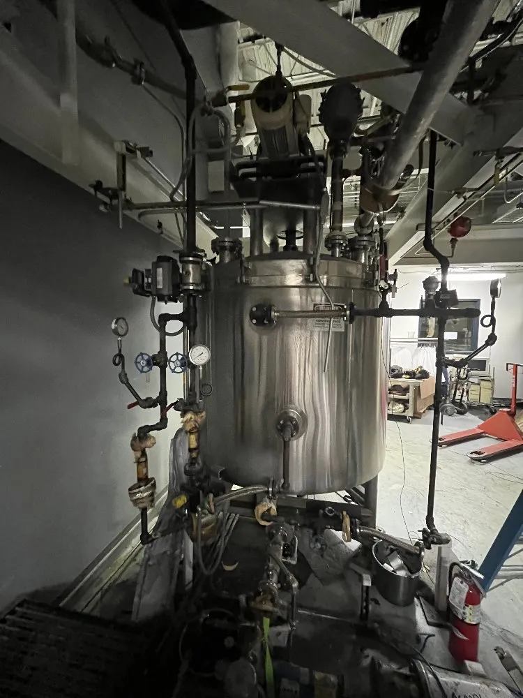 500 Gallon Lee #500U9MS, Double Motion Vacuum Kettle, 60" diameter x 40" Straight Side, 304 Stainless Steel - Image 3