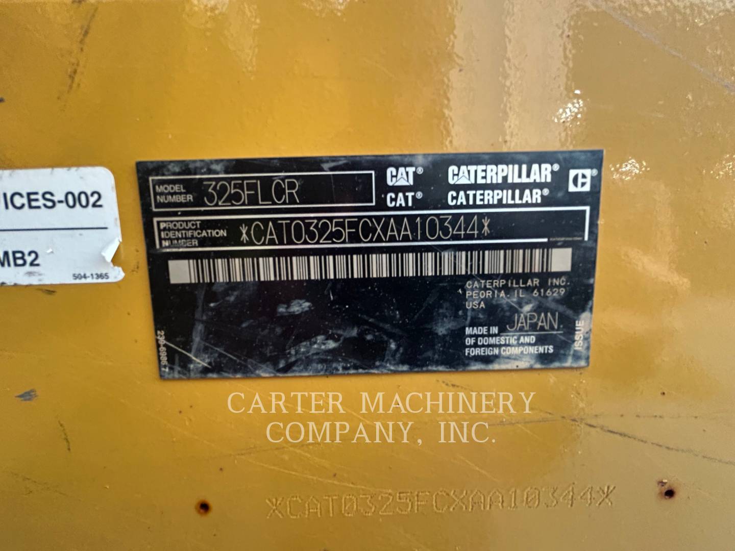 Caterpillar 325FLCR, 4840 hours, S/N: XAA10344, 2017 - Image 6