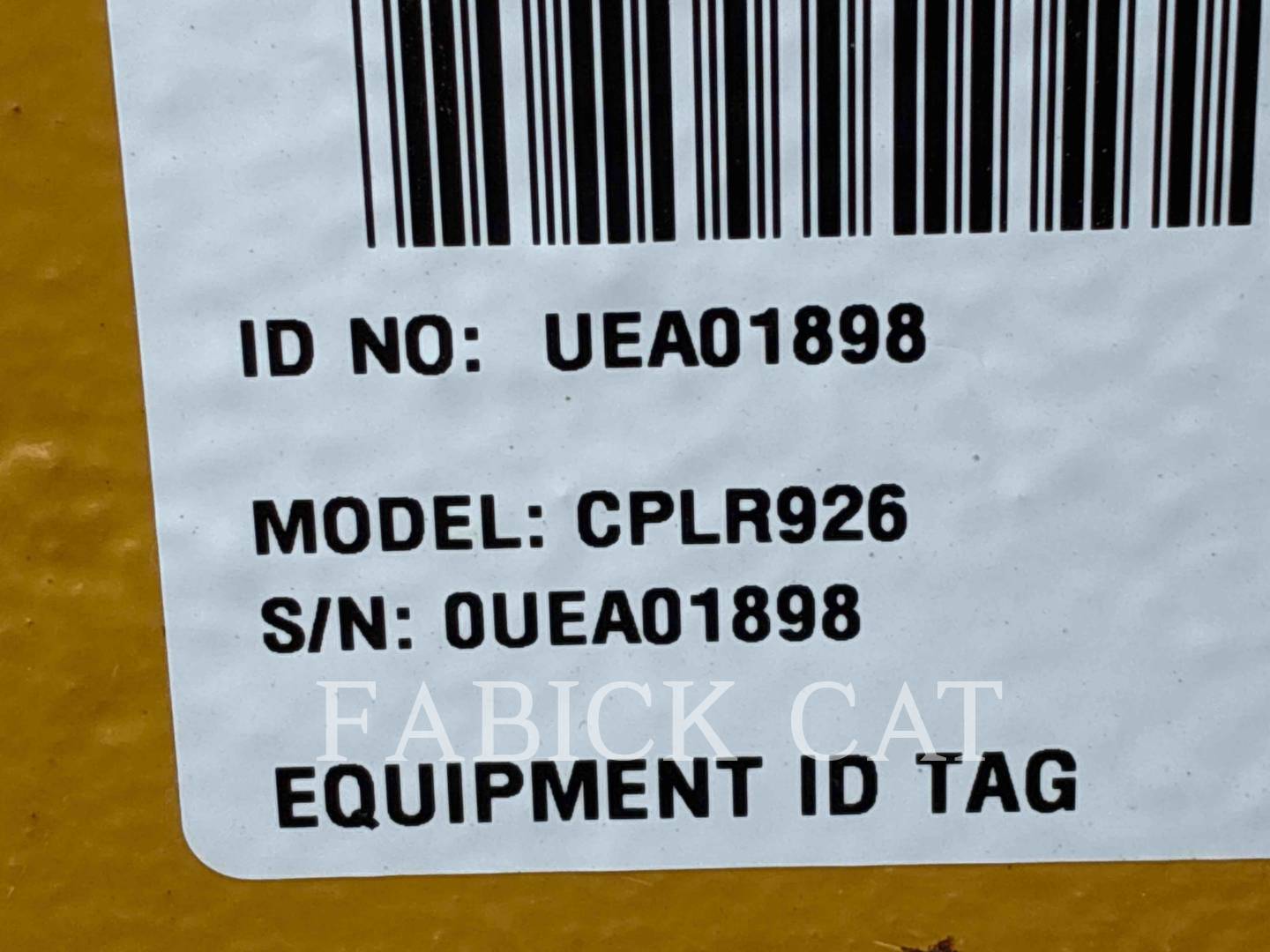 Caterpillar CPLR926, Quick Coupler, S/N: 0UEA01898, - Image 6
