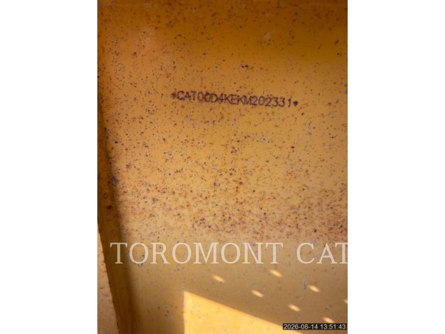 Caterpillar D4K2XL, 3596 hours, S/N: KM202331, 2017 - Image 8