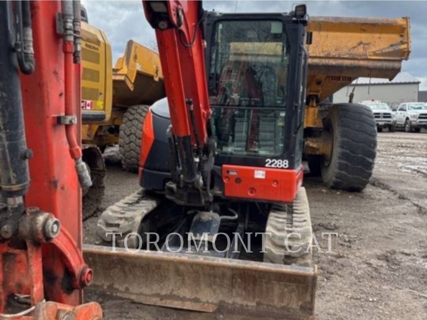 Kubota Tractor Corporation U55-5, Mini Excavator, 1074 hours, S/N: KBCDZ57CAN3A11382, 2022 - Image 3