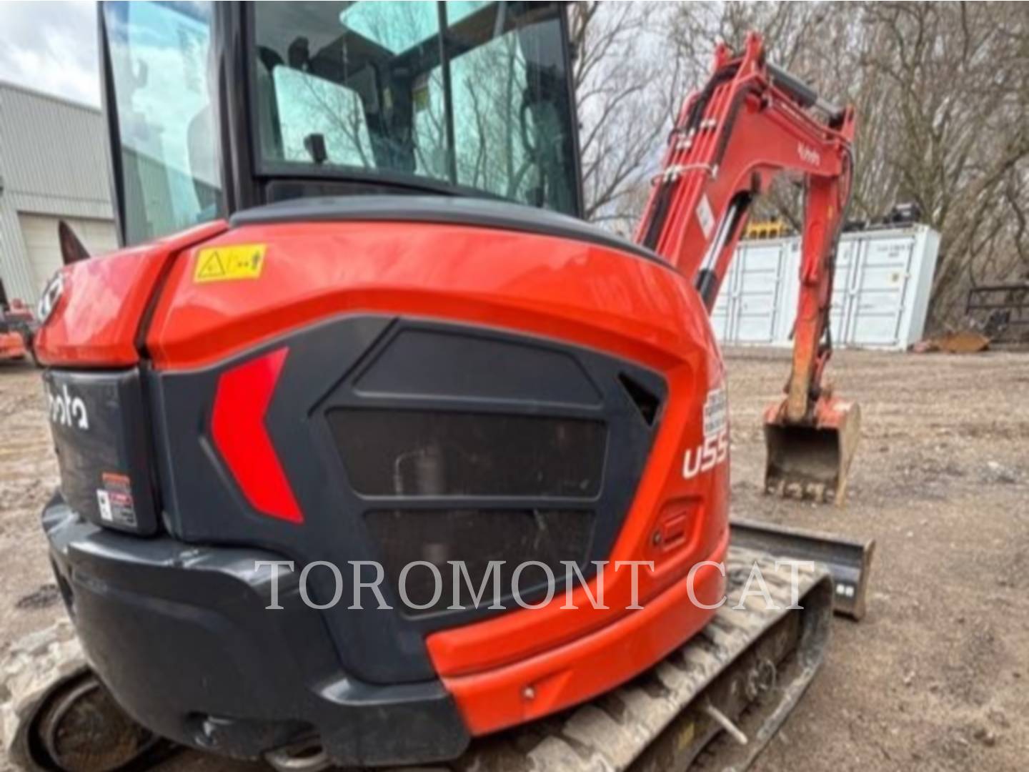 Kubota Tractor Corporation U55-5, Mini Excavator, 1074 hours, S/N: KBCDZ57CAN3A11382, 2022 - Image 4