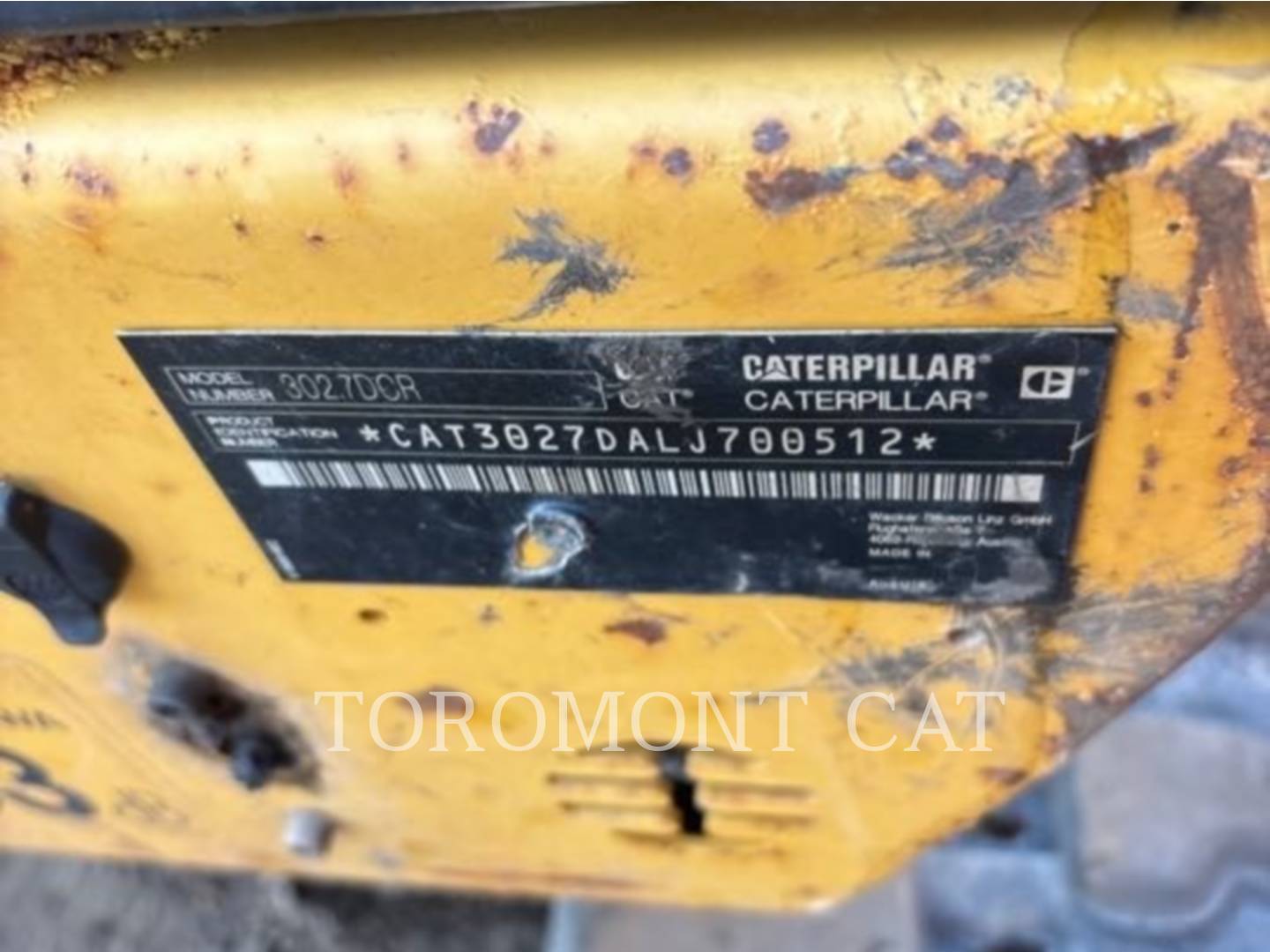 Cat 302.7D, Mini Excavator, 3639 hours, S/N: LJ700512, 2015 - Image 6