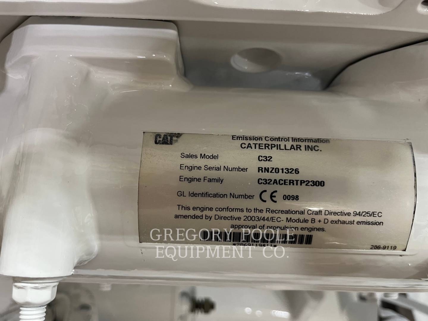 Cat C32, 6500 hours, S/N: RNZ01326, 2013 - Image 3