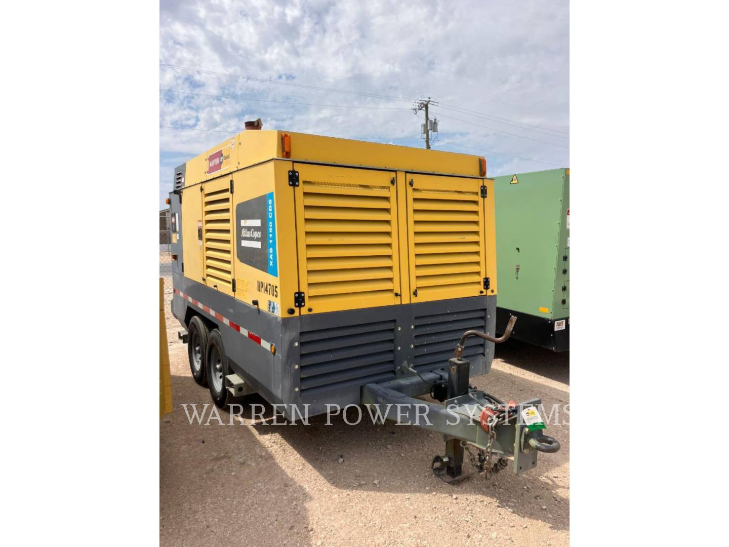 Atlas-Copco 1150XAST4F, Compressed Air, 9100 hours, S/N: HOP091351, 2019 - Image 2
