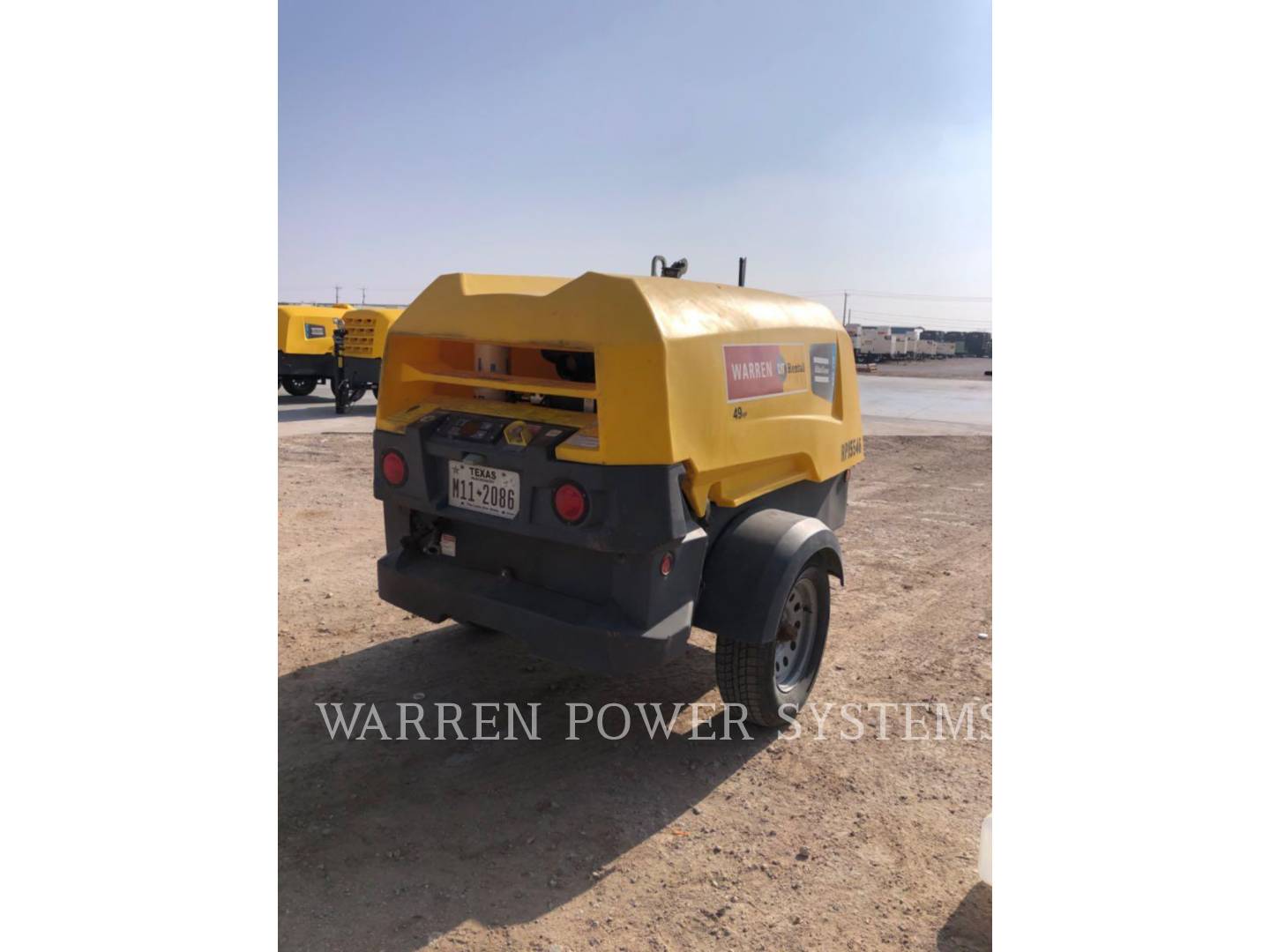 Atlas-Copco 188XAS, Compressed Air, 3698 hours, S/N: UVC201345, 2022 - Image 3