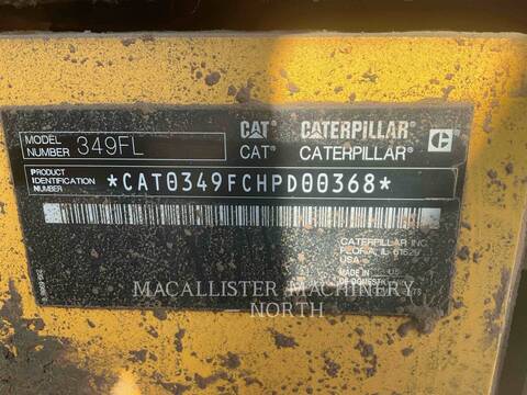 Caterpillar 349FL Q+, Excavator, 15186 hours, S/N: HPD00368, 2015 - Image 6