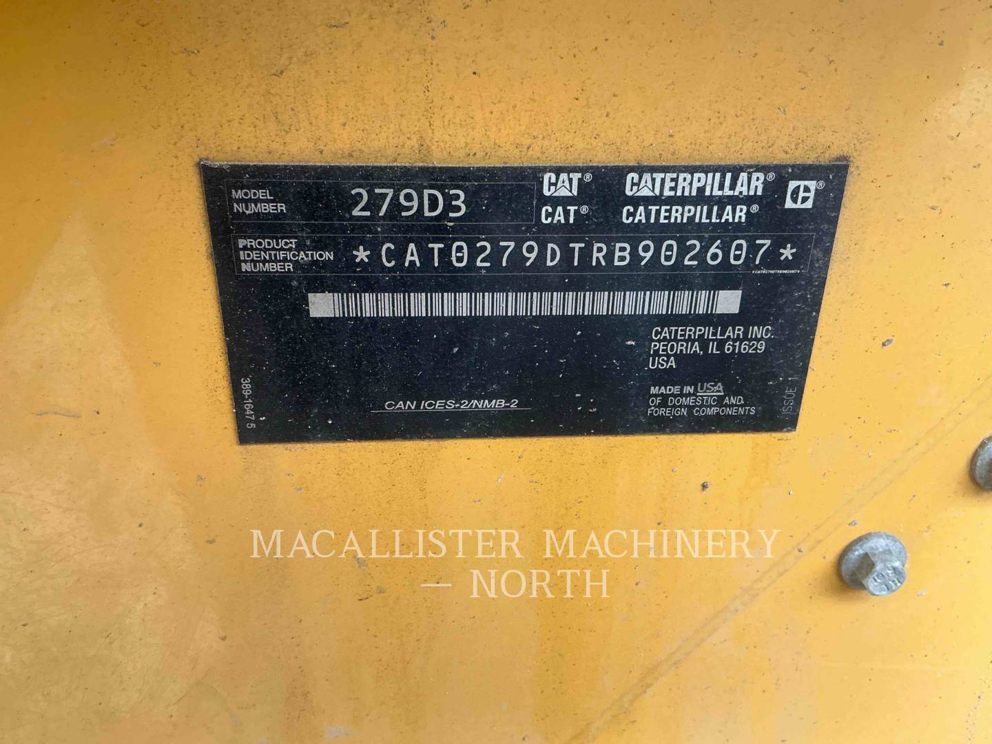 Caterpillar 279D3 AQB, 3347 hours, S/N: RB902607, 2021 - Image 6