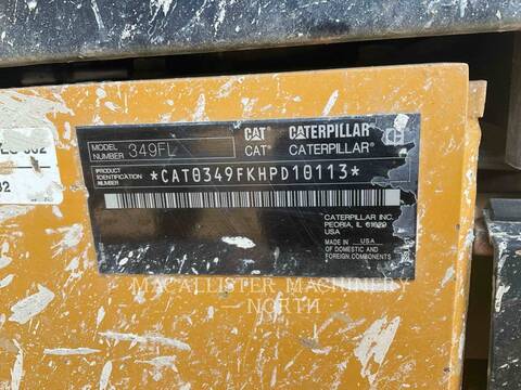 Caterpillar 349FL, 11550 hours, S/N: HPD10113, 2017 - Image 6