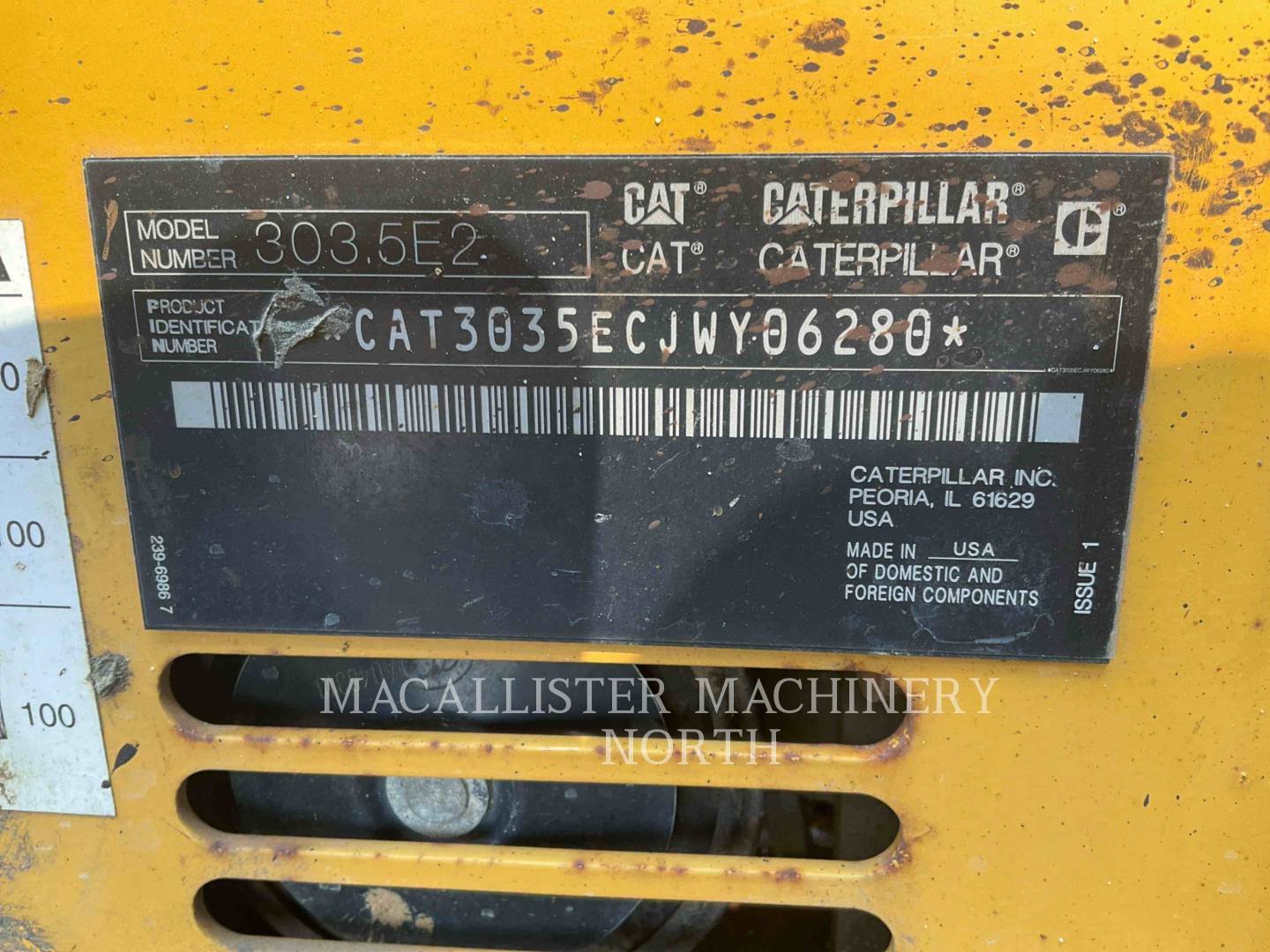 Caterpillar 303.5E2 Q, 927 hours, S/N: JWY06280, 2019 - Image 6