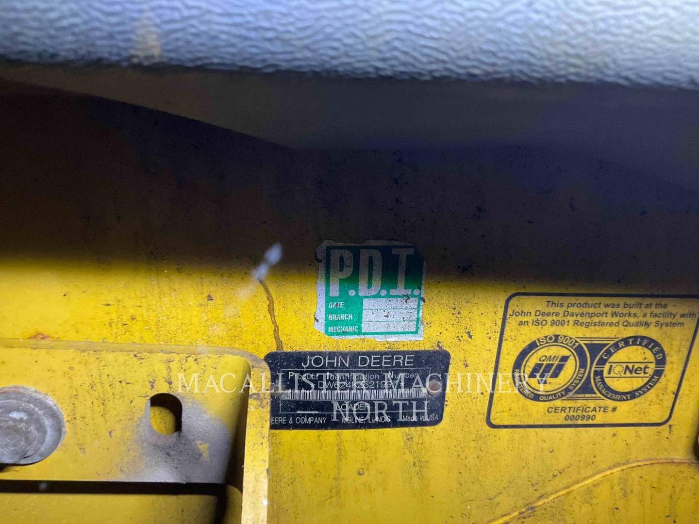 John Deere 624K, Wheel Loader, 13003 hours, S/N: DW624KZ621997, 2009 - Image 6