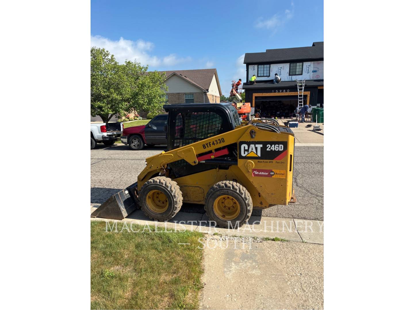Cat 246D, Skid Steer Loader, 2950 hours, S/N: BYF04330, 2018 - Image 2