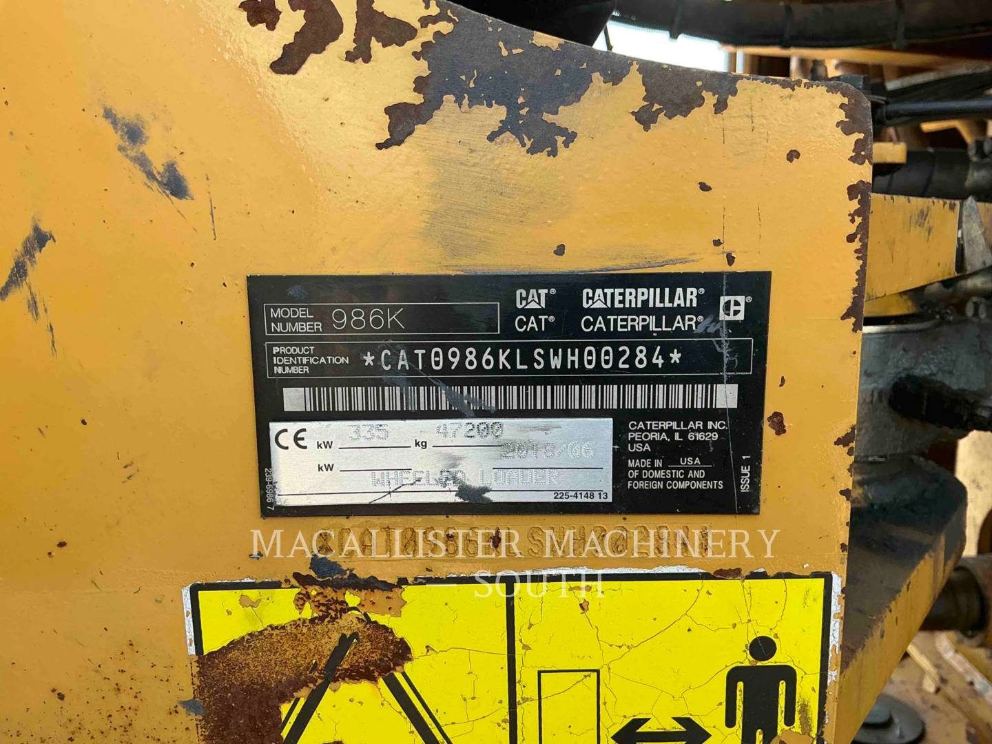 Cat 986K, Wheel Loader, 11544 hours, S/N: SWH00284, 2018 - Image 6
