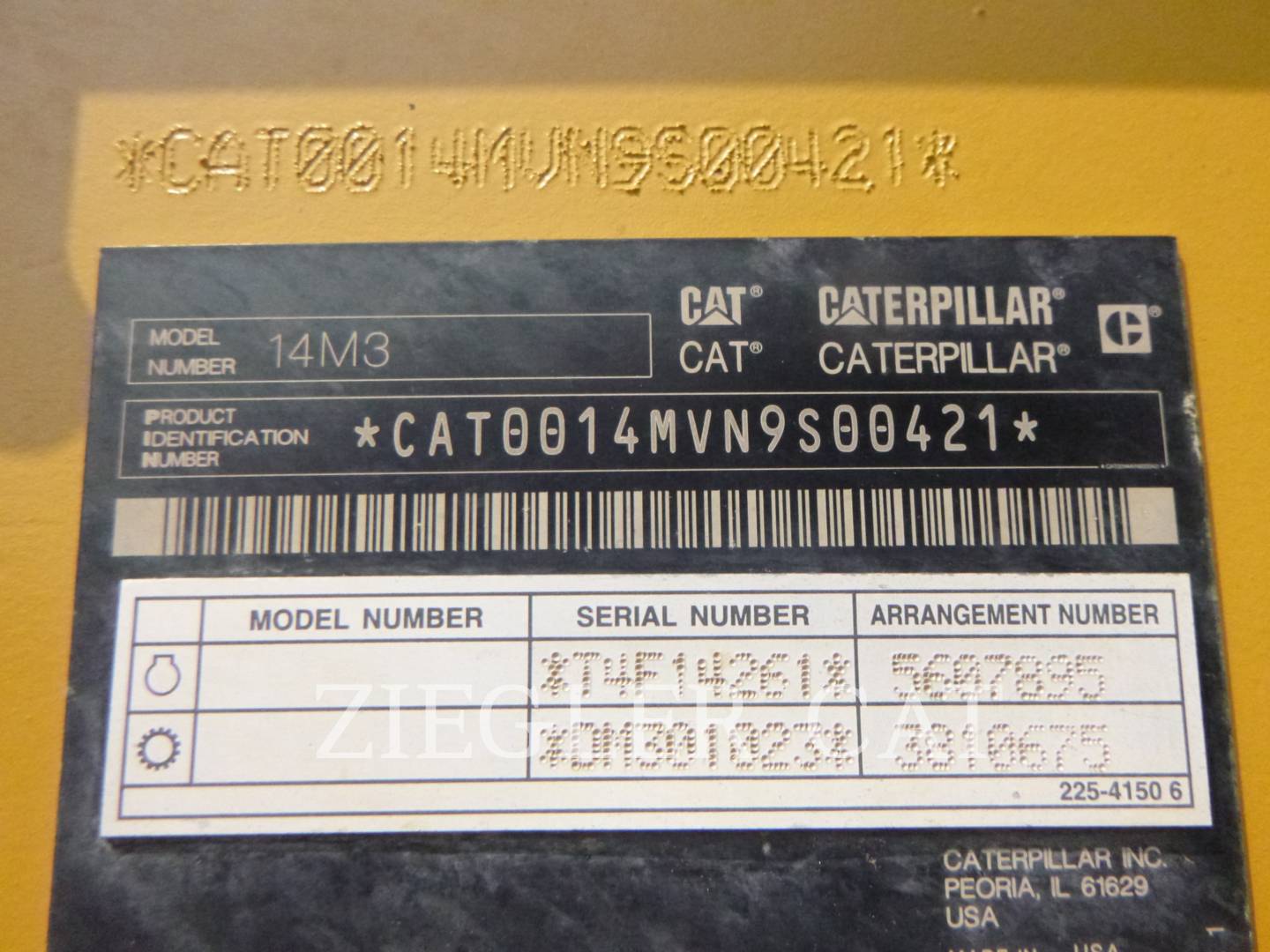 Caterpillar 14M3, Motor Grader, 9330 hours, S/N: N9S00421, 2019 - Image 6