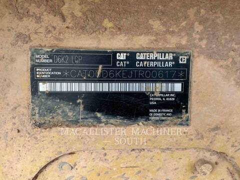 Caterpillar D6K2LGP, 10227 hours, S/N: JTR00617, 2017 - Image 6