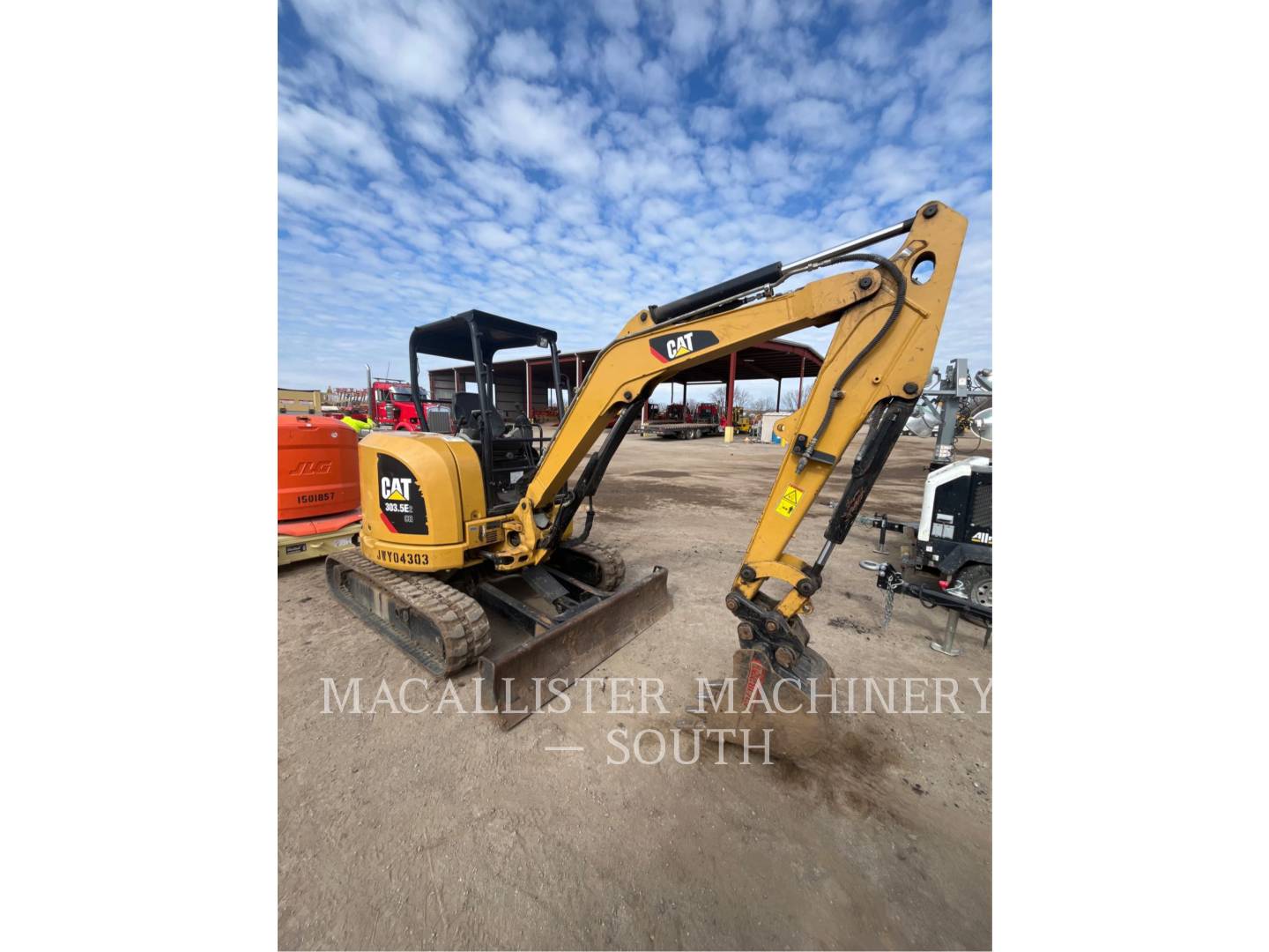 Caterpillar 303.5E2CR, 1400 hours, S/N: JWY04303, 2018 - Image 2
