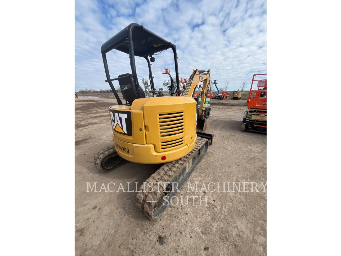 Caterpillar 303.5E2CR, 1400 hours, S/N: JWY04303, 2018 - Image 3