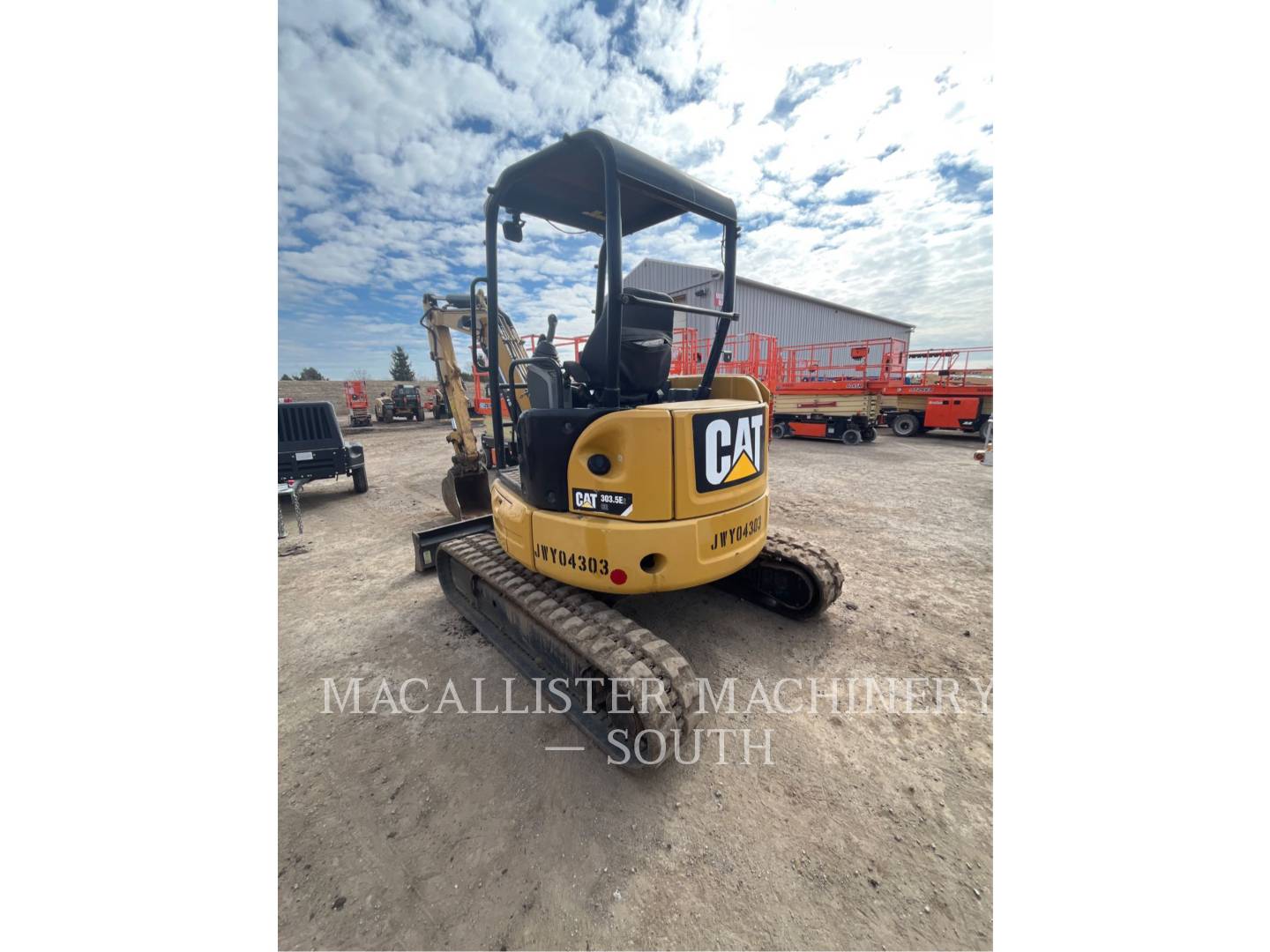 Caterpillar 303.5E2CR, 1400 hours, S/N: JWY04303, 2018 - Image 4