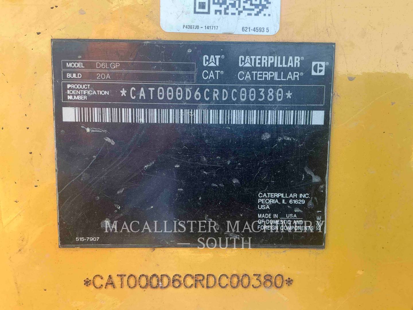 Caterpillar D6 LGP, 4149 hours, S/N: RDC00380, 2019 - Image 6