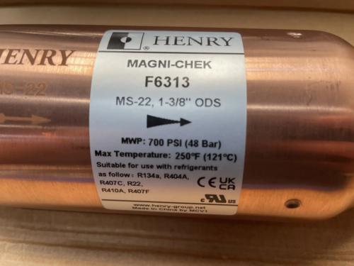1-1/8" Henry #F6312, Magni-Chek Valve, 0-700 psig set pressure range, 200 psi MOPD, -40°F to 248°F - Image 4