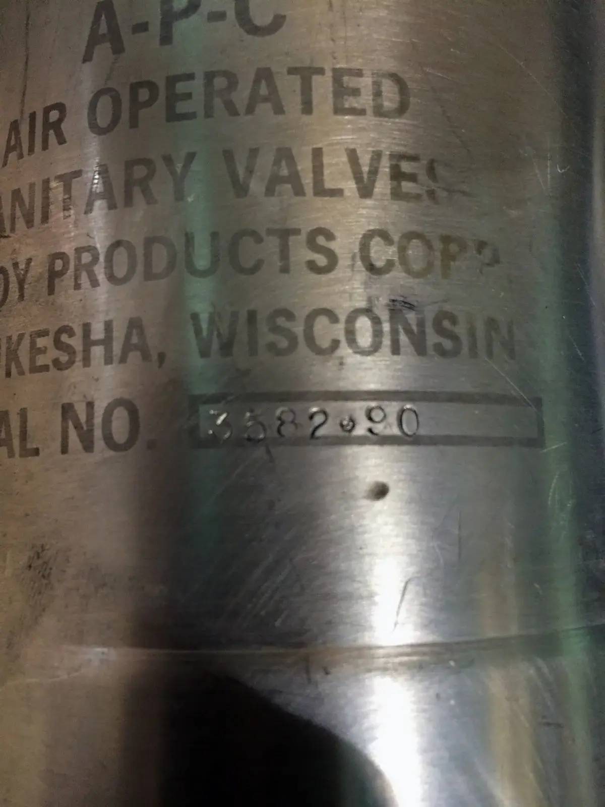 APC #08-17A.19A, 3-Way Sanitary Valve, air operated, A3 rated - Image 6