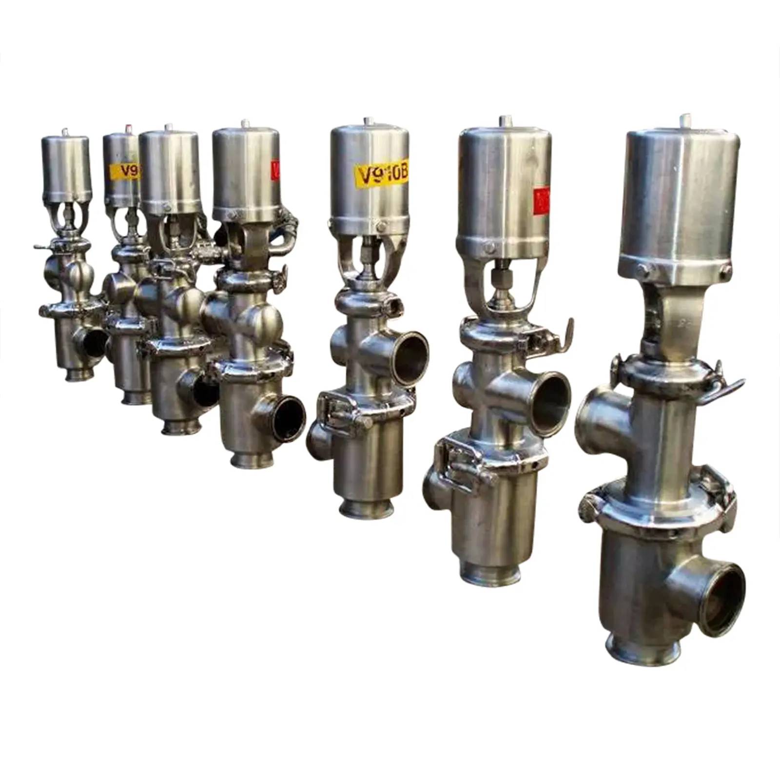 2-1/2" Single Stem Flow Diversion Valve, pneumatic actuated, (3) S-line fittings (5 available) - Image 1