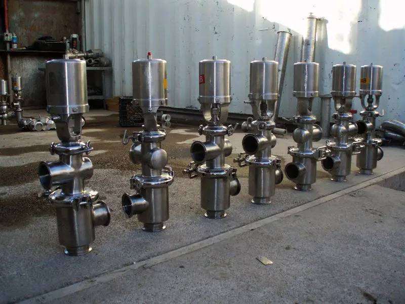 2-1/2" Single Stem Flow Diversion Valve, pneumatic actuated, (3) S-line fittings (5 available) - Image 5
