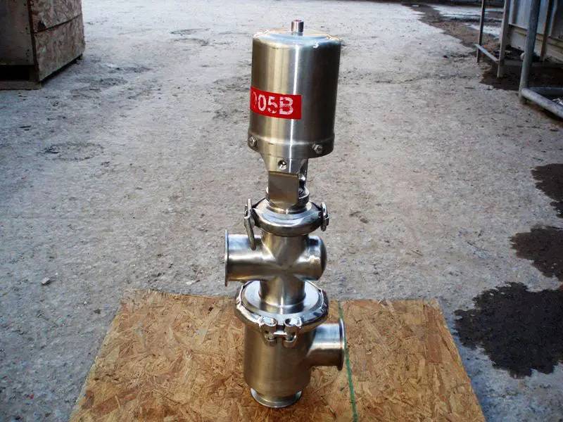 2-1/2" Single Stem Flow Diversion Valve, pneumatic actuated, (3) S-line fittings (5 available) - Image 7