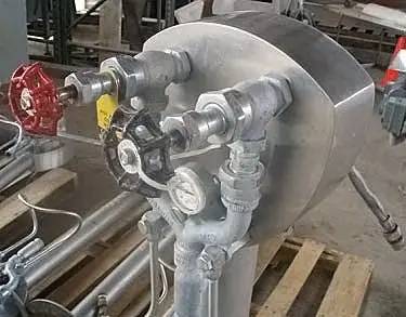 Strahman #M-750TM, Pedestal Series Mixing Unit Hose Station, 150 psi max. working pressure, 200°F max. - Image 5